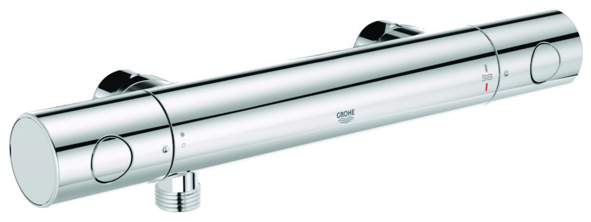 Dusjbatteri Grotherm 800 Cosmopolitan u/kuplinger - Grohe Grotherm 800 dusjbatteri Cosmo termostat uten kuplinger