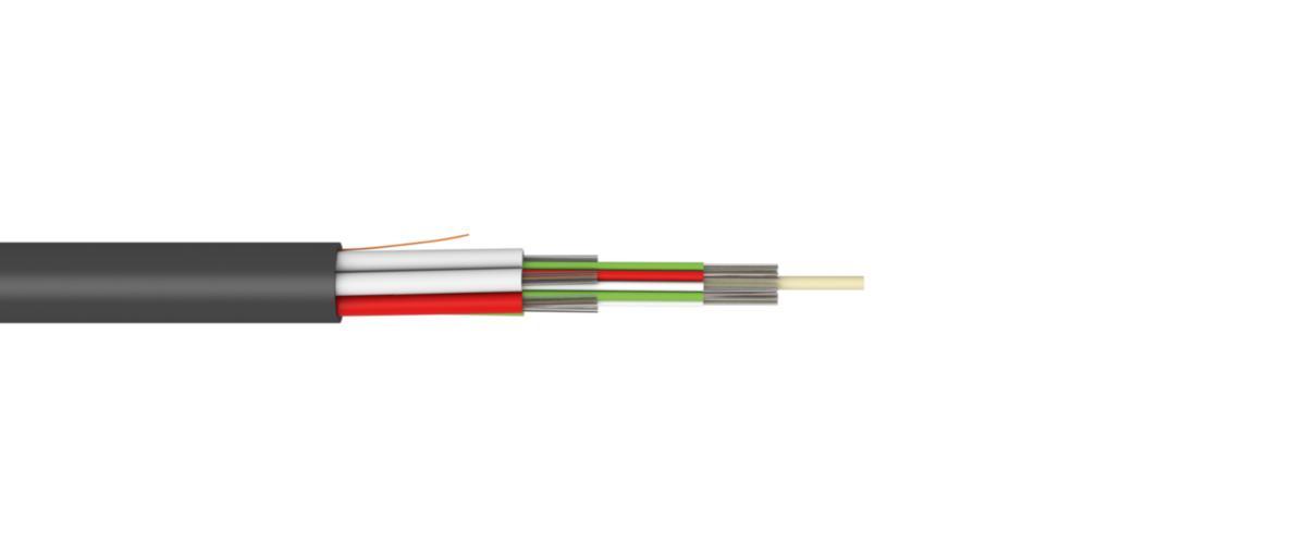 Kanalkabel QXXE Ducatel - G288 QXXE Kanalkabel 12,0mm Oransje, Z419 trommel 2000m