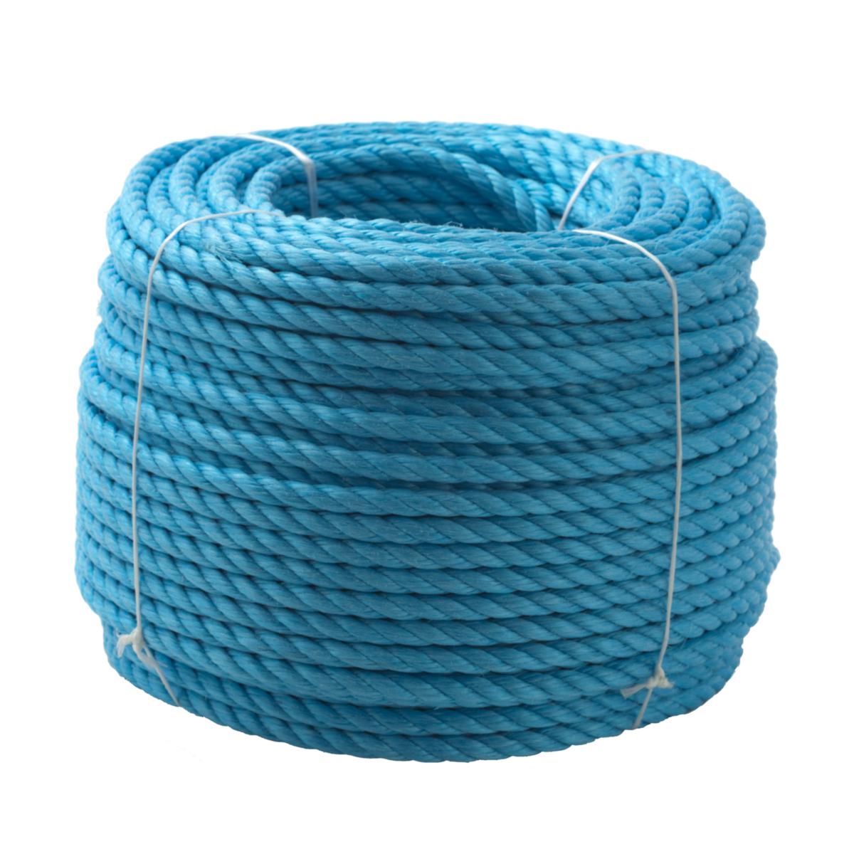 Tau Poly-Produkter PP 3-Slått - Tau pp 3-slått trosse Polyprodukter 16mmx110m blå