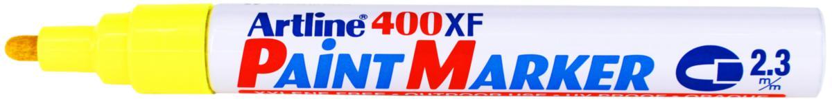 Merkepenn Artline 400-XF - Merkepenn Artline 400XF 2.3mm spiss gul