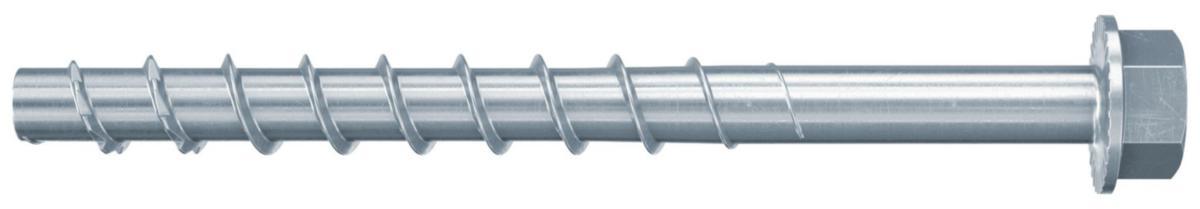 Betongskrue fischer FBS 5 US 6kt elforzinket - Betongskr 5X40/5 EZ 6kt FBS elforzinket m/flens fischer