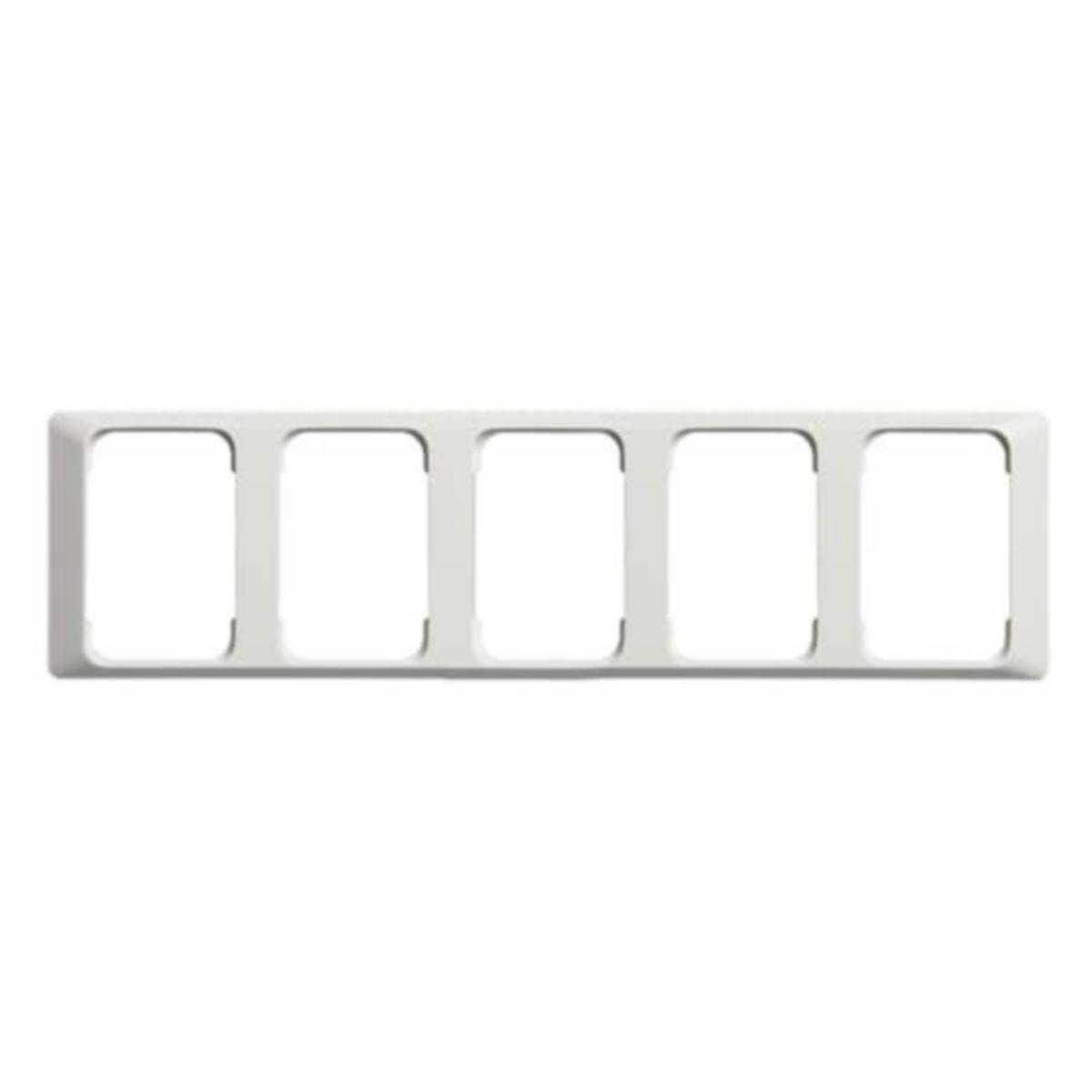 Ramme ABB Dobbel stikkontakt 5-hull - 2525-100 Kombi.ramme 5-hull f/dob.stikk
