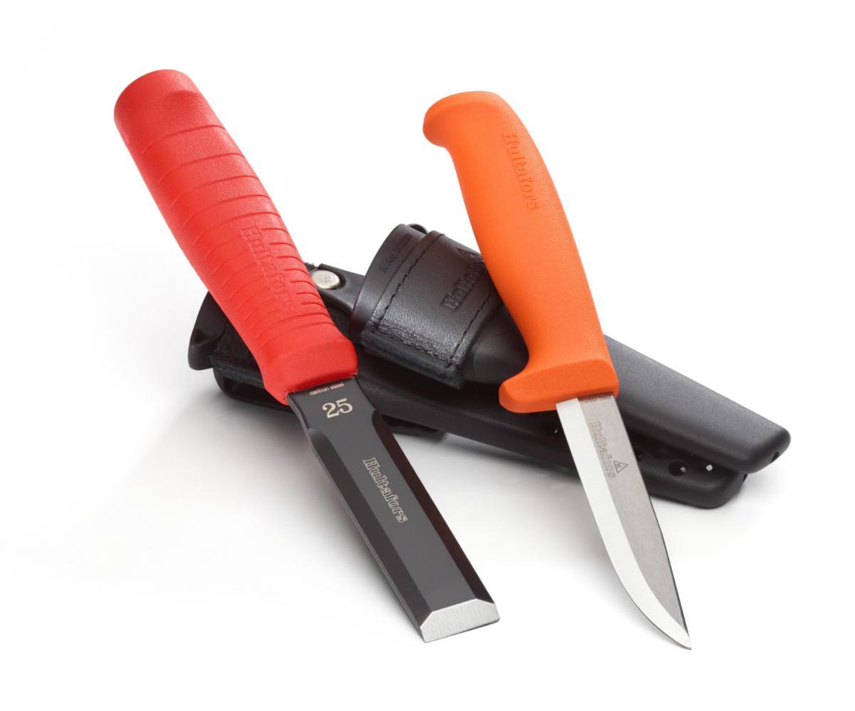 Stemjern + håndverkskniv Hultafors EDC 25/HVK - Slirekniv dobbelt EDC 25-HVK Hultafors 250mm kniv/stemjern