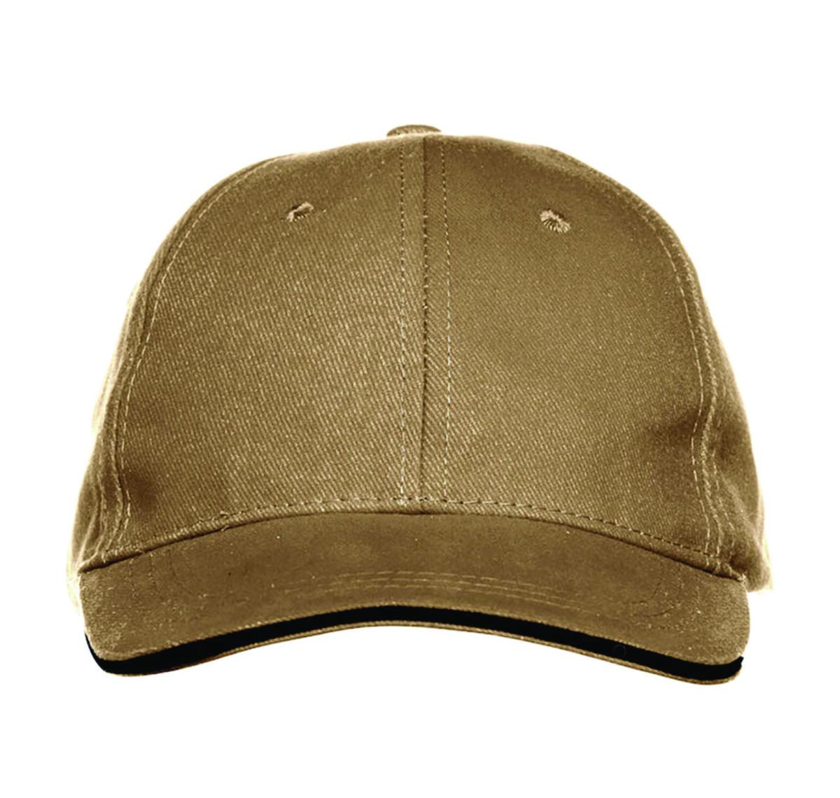 Caps med kontraststripe Clique - Caps Clique Davis khaki