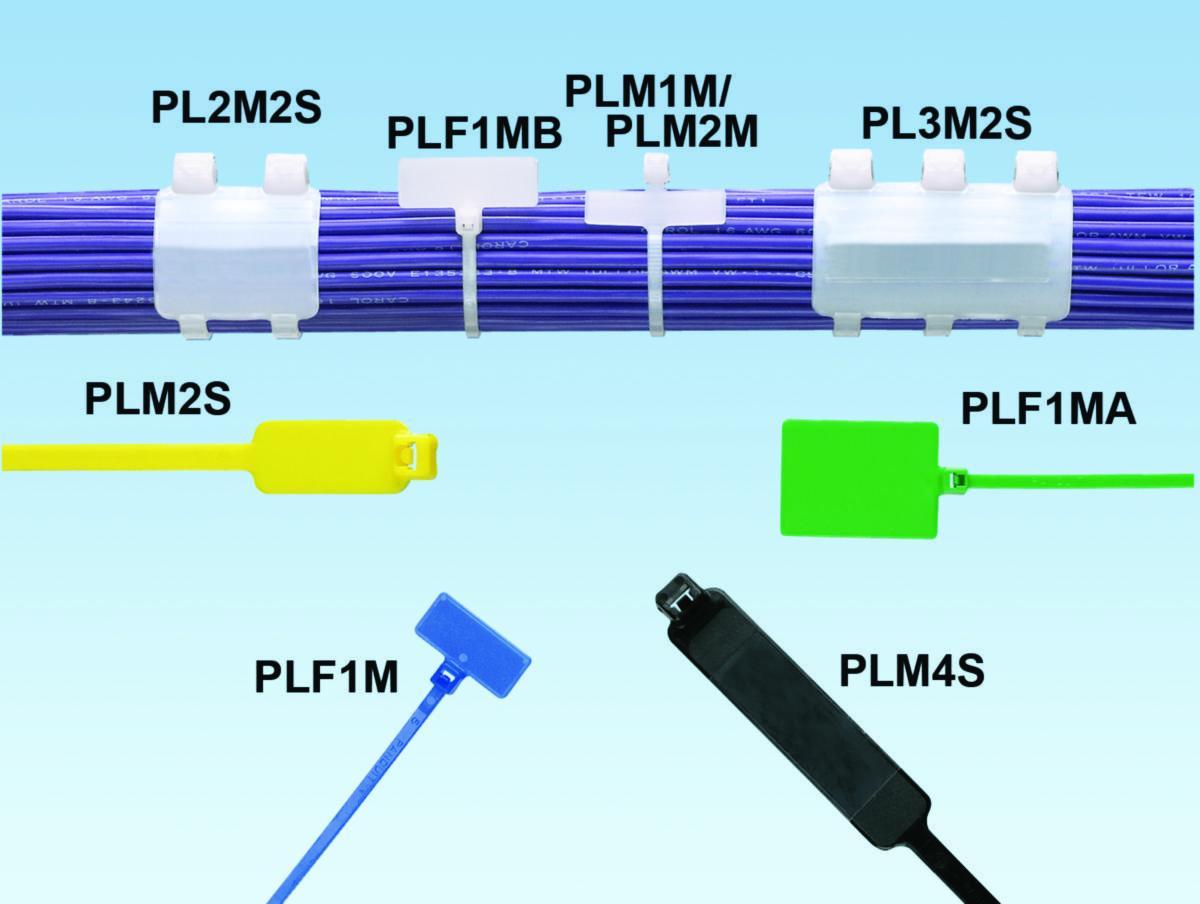 Merkeplate for Panduit Strips - BUNTNINGSBÅND.MERKEPL.HVIT 