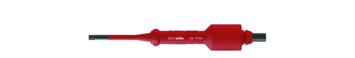 Sekskantblad f/T-håndtak Wiha Torx 1000V - Sekskantblad f/tverrhåndtak Wiha T30x136mm 20Nm 1000V