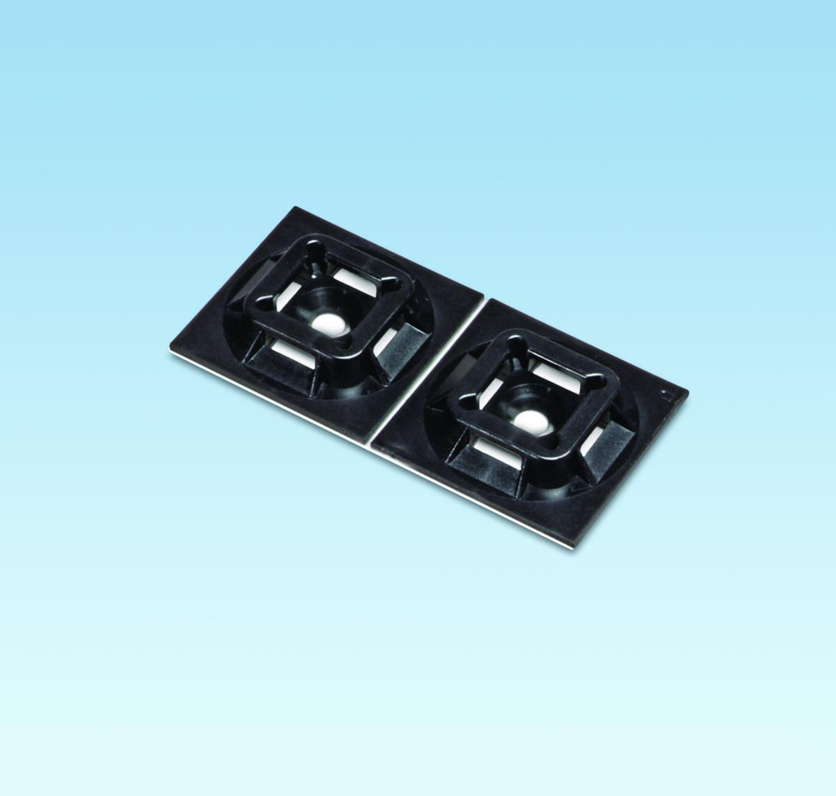 Stripsefeste 25 Panduit - Stripefeste 25.4X25.4 sort med lim. 1000 pak