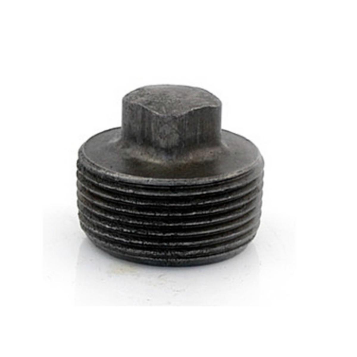 Plugg sort stål, nr. 291 - 1/2" sort stål plugg EN10241