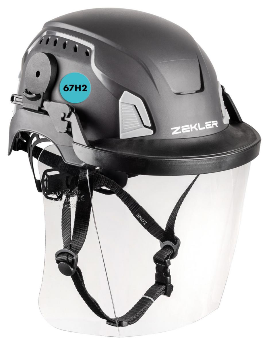 Visir Zekler 67H2 - Visir Zekler 67H2 Polykarbonat klart
