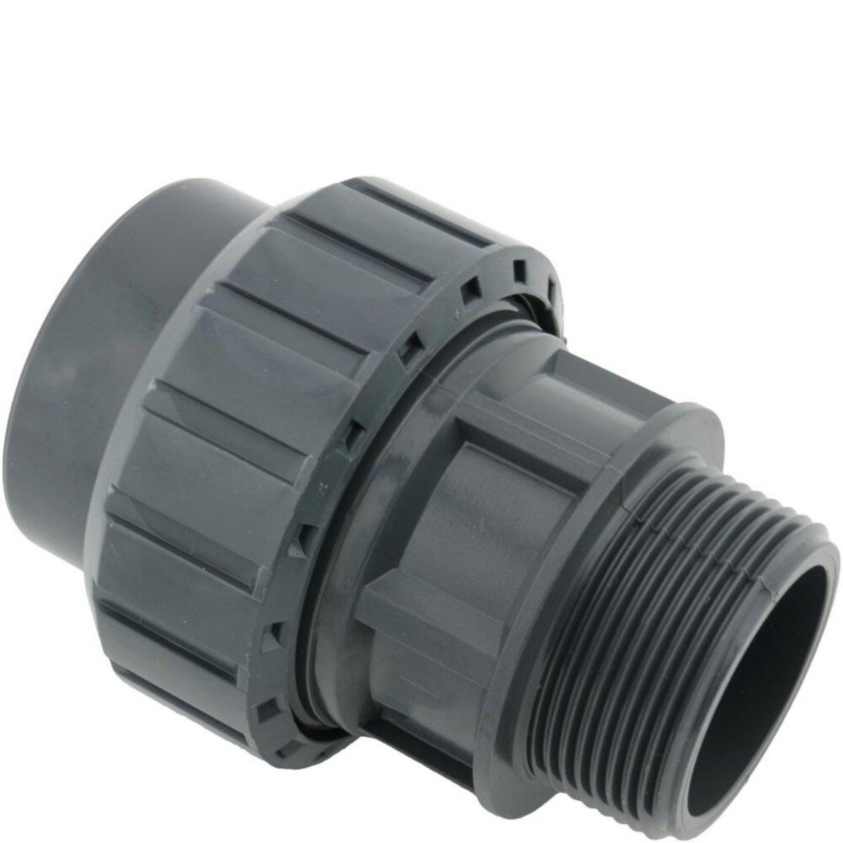 Tippunion innvendig liming PVC, US82U - 50 mm x 2" PVC tippunion utv.gj./innv. liming