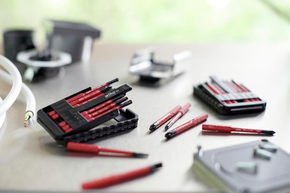 Bitssett Wiha SlimBit Electric - Bitssett SlimBit electric Wiha SL.PH.PZ.SL/PZ.TX 12 del.