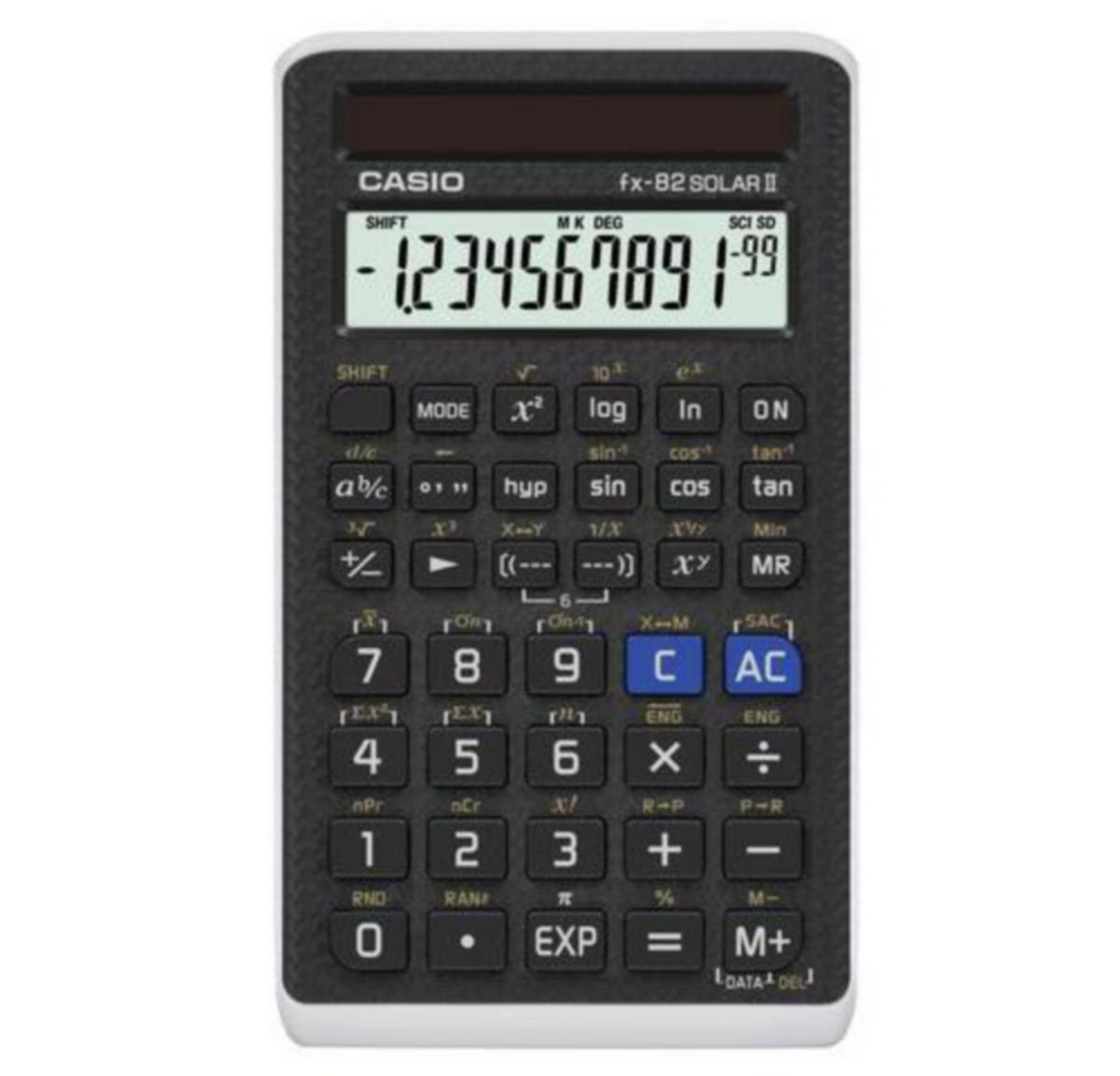Kalkulator Casio FX-82 Solar II - Kalkulator FX-82 Solar II Casio