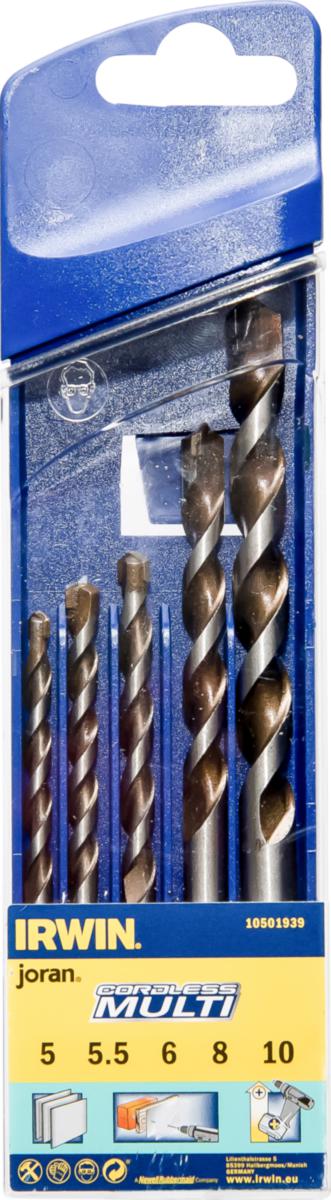 Fliseborsett Irwin Cordless HM - Flisborsett Uni-Plus Cordless Irwin HM 5-10mm 5pk