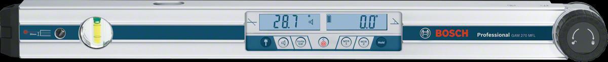 Vinkelmåler Bosch GAM 270 MFL - Vinkelmåler GAM 270 MFL Bosch 4x1.5V (AA) 60cm veske