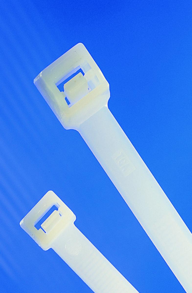 Strips HellermannTyton Serie T, PA66, natur - Strips Nat. T150M 533x8.9mm HELLERMANN