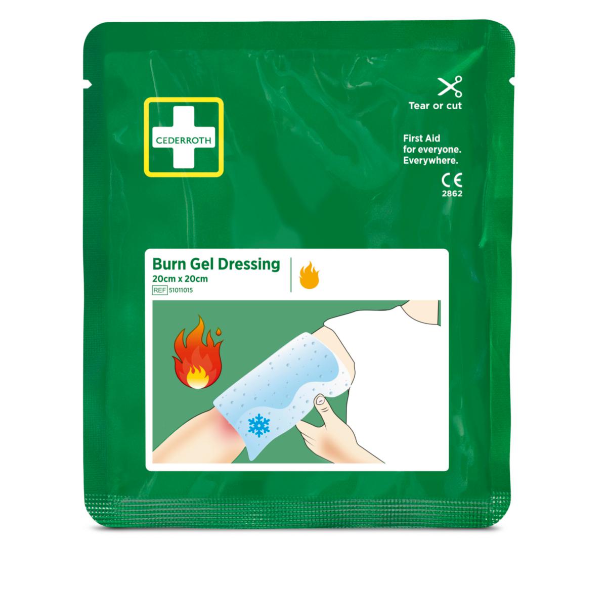 Brannskadekompress Cederroth Burn Gel - Brannskadekompress Cederroth Burn Gel 20x20 cm