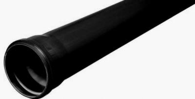 200 mm PVC overvannsrør svart SN8 m/EPDM pakn. L=6m