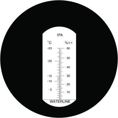 Refraktomete Frostvæske IPA Diesella -23°-0° 0-60% ATC