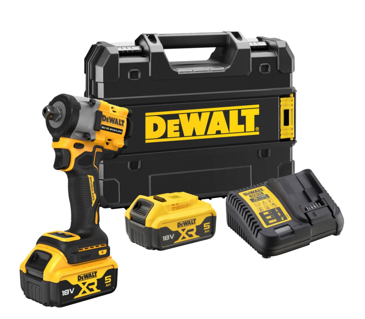Muttertrekker DEWALT DCF922P2T - Muttertrekker DCF922P2T DeWalt 18V 2x5.0Ah TSTAK
