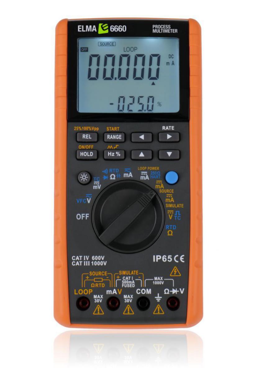 Multimeter Elma 6600 - Elma 6600 Prosessmultimeter
