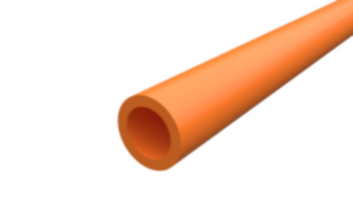 Mikrorør Melbye fiber utendørs DBS - Fiberrør DBS 20/16mm Orange HDPE Direkte jord 1000m/trm