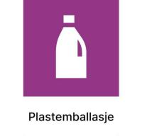 Etikett i PVC Materiale Plast