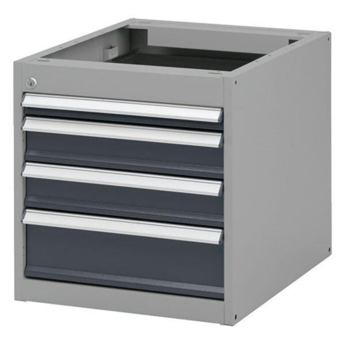Skuffeseksjon SM serie 1 - Skuffeseksjon serie 1 SM 535x665x540mm 4 skuffer