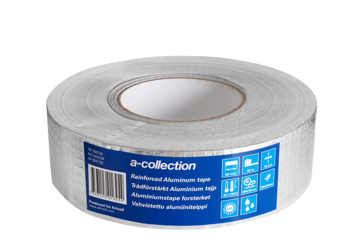 Alu-tape a-collection - Aluminiumstape trådforsterket a-collection 50mmX50m
