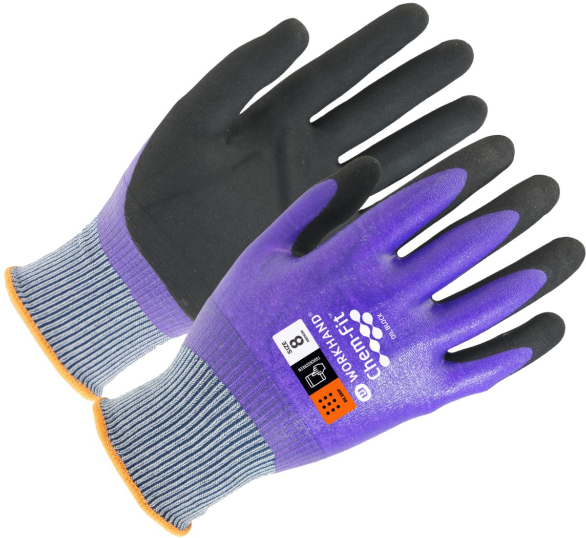 Monteringshanske Workhand® Chem-Fit Oil Block 103 - Monteringshanske Workhand Chem-Fit Oil Block 103 str 10