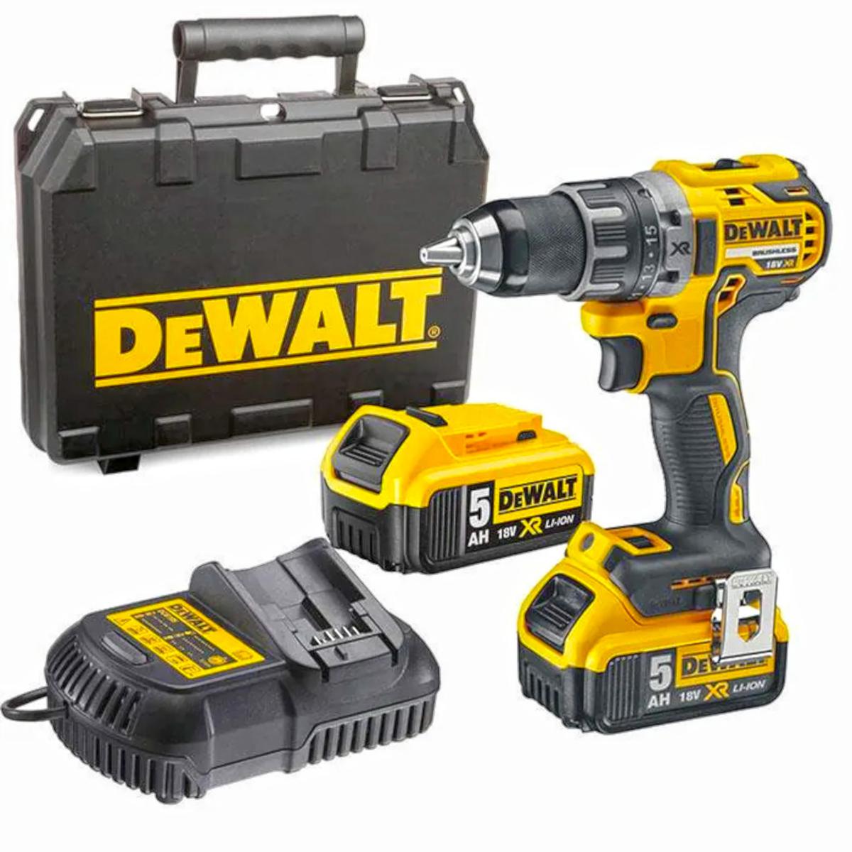 Bor-/ skrutrekker DeWalt DCD791P2 - Bor/skrutrekker DCD791P2 DeWalt 18V 5.0Ah T-Stak
