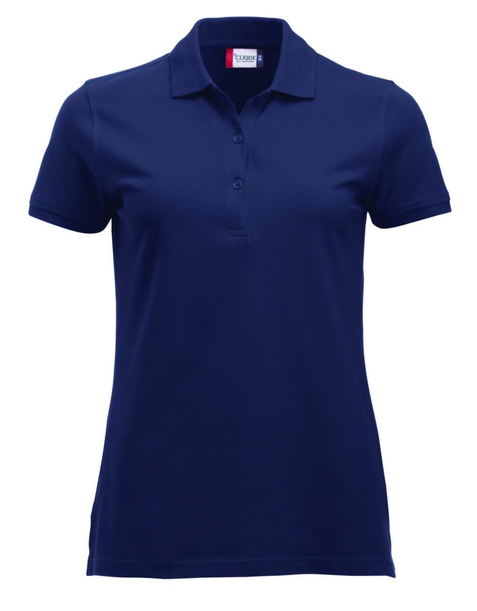 Piqueskjorte dame Clique™ Marion 028246 - Piqueskjorte dame Clique Marion Mørk Marine str S
