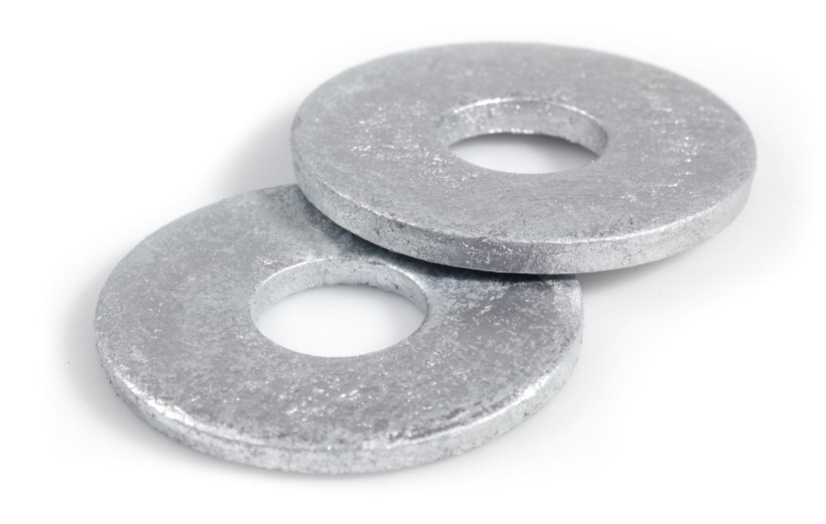 Skive Din 9021 Varmgalv M16 100pk - Skive M16 Stor VF D9021 17x50x3 varmfz 100pk(I7093-1)