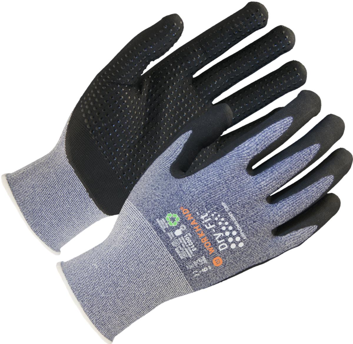 Monteringshanske Workhand® Dry-Fit® AirFlow™ Light Grip - Monteringshanske Workhand Dry Fit Airflow Light Grip str 8