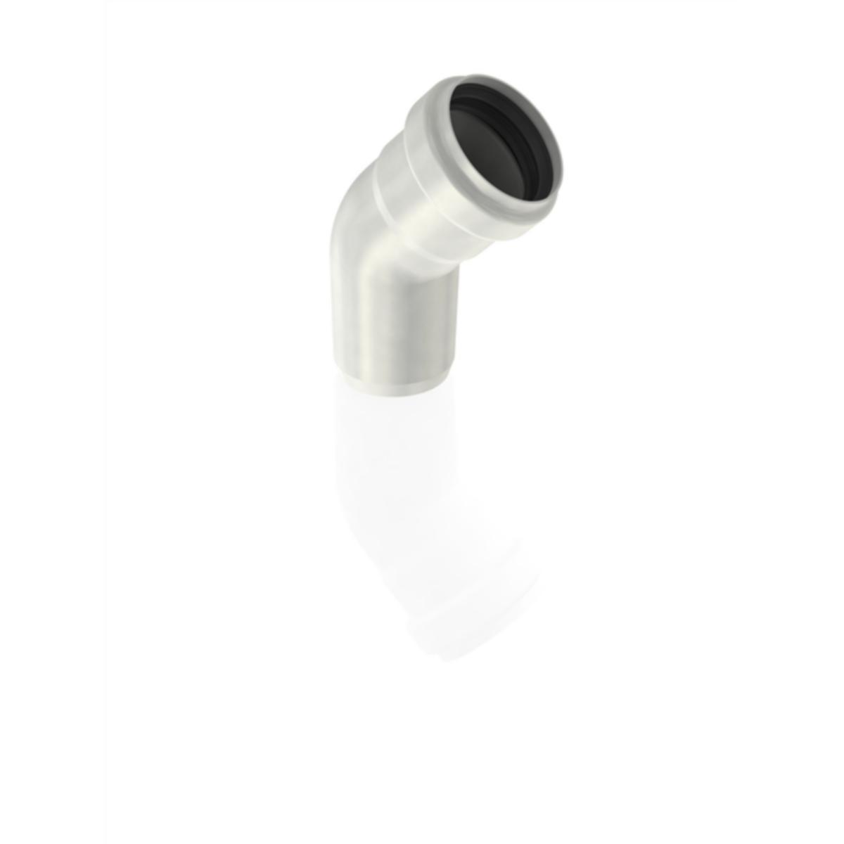 Bend 45°, AISI 316, EN1.4404, ACO Pipe - 125 mm x 45° ACO pipe bend AISI 316