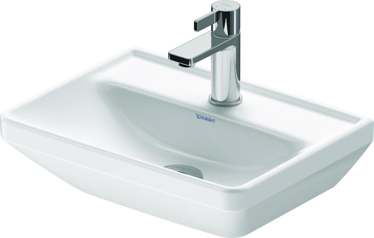 Servant D-Neo 450x335, Duravit - Duravit D-Neo servant hvit 450x335 u/overløp m kranhull