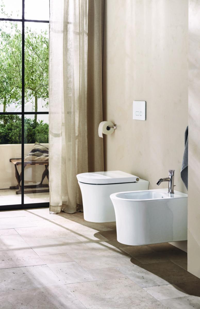Veggskål White Tulip, Duravit - Duravit White Tulip veggskål u/skyllekant HygieneFlush D54