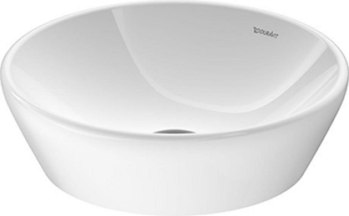 Bolleservant D-Neo, Duravit - Duravit D-Neo bolleservant hvit Ø400 u/overløp u/kranhull