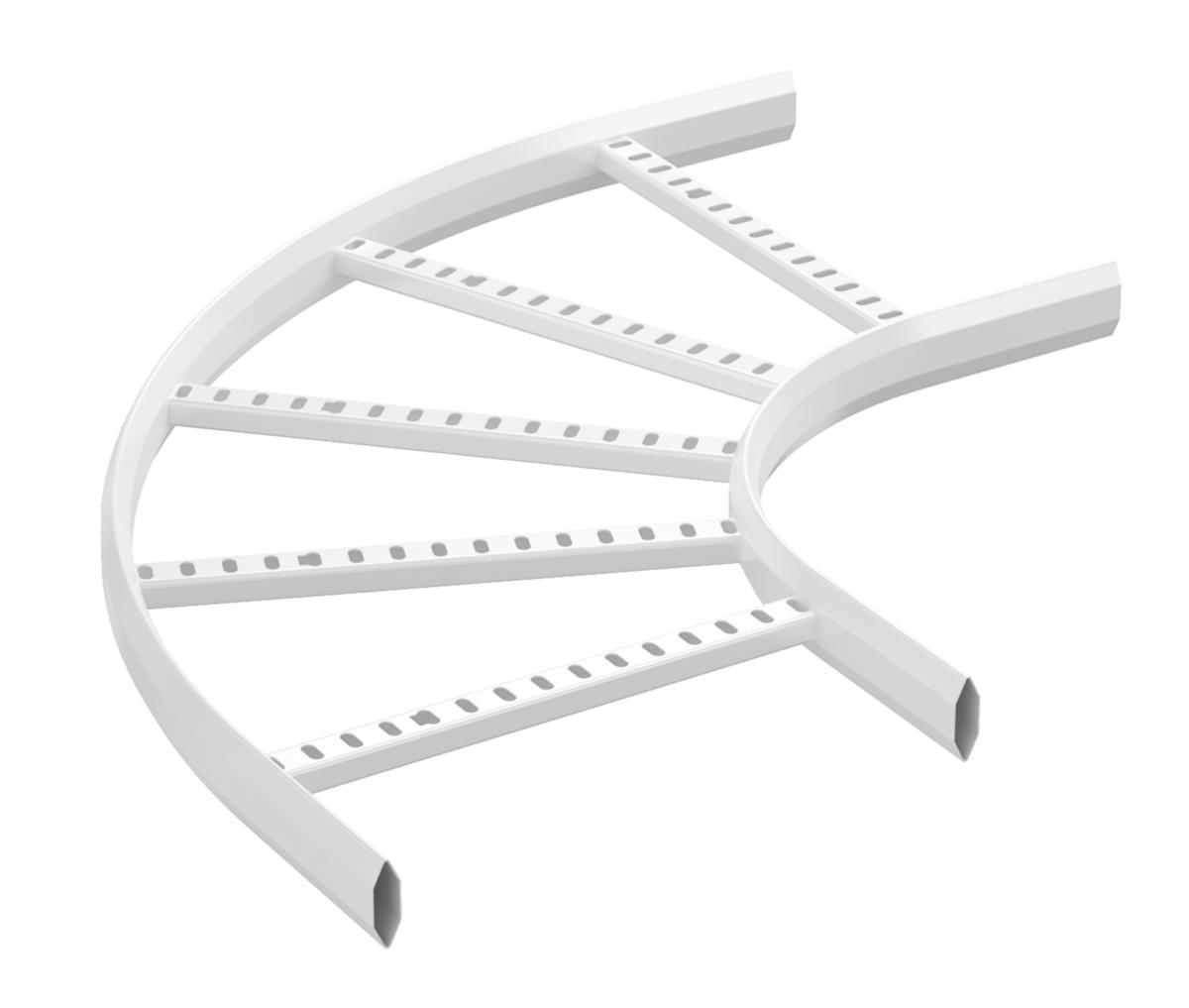 Bend for kabelstiger 15 90°, Innvendig - 15/1000 ZP HVIT 90 GR BØY INDR