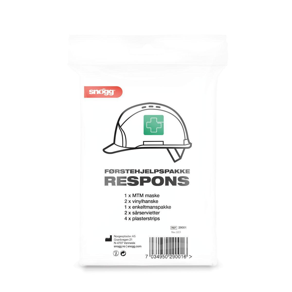 Førstehjelpspakke Snøgg® Respons - Førstehjelpspakke Snøgg Respons