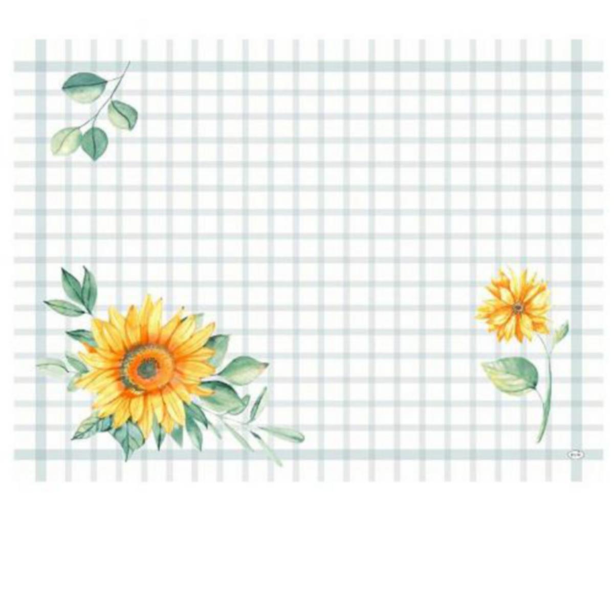 Bordbrikke Duni Dunicel 30x40cm - Bordbrikke Dunicel 30x40cm Duni Sunflower Day