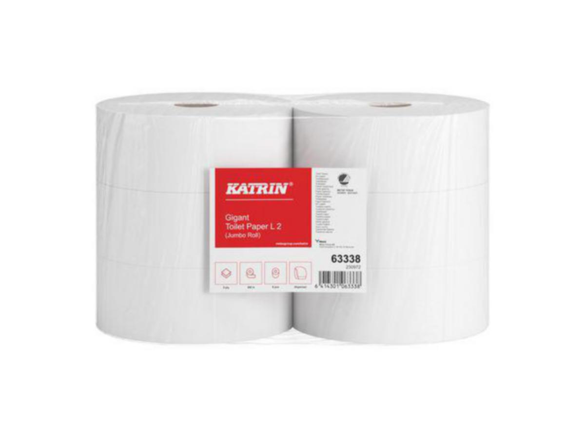 Toalettpapir KATRIN® Classic Gigant - Toalettpapir Classic G L2 380m Katrin 6pk 63338