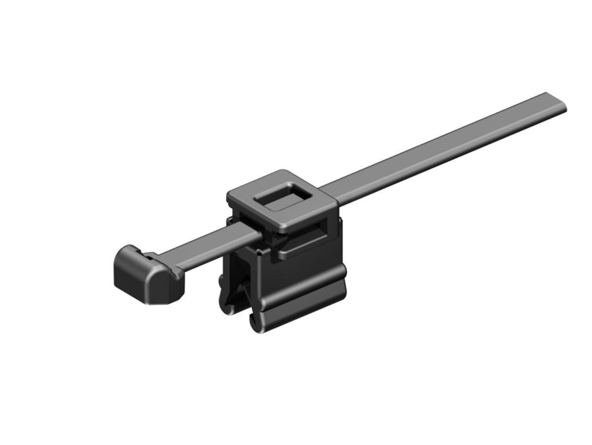 Kantklips HellermannTyton m/strips - Edge klips med Strips T50ROS 