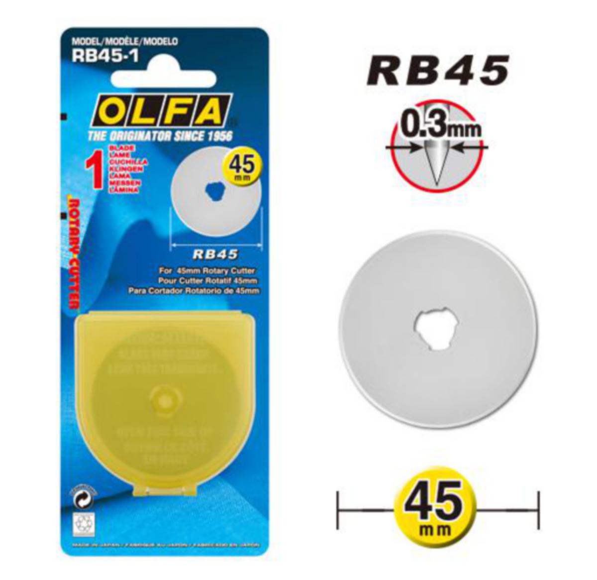 Knivblad Olfa RB45-1 - Knivblad RB45-1 Olfa Ø45mm