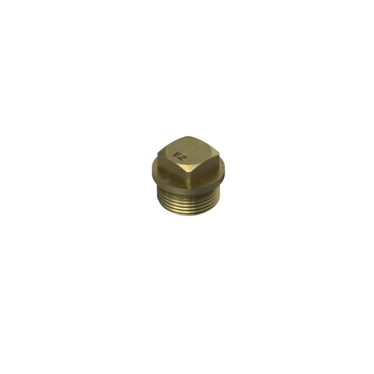 Plugg messing Ezze - 1/4" messing plugg Ezze 2451