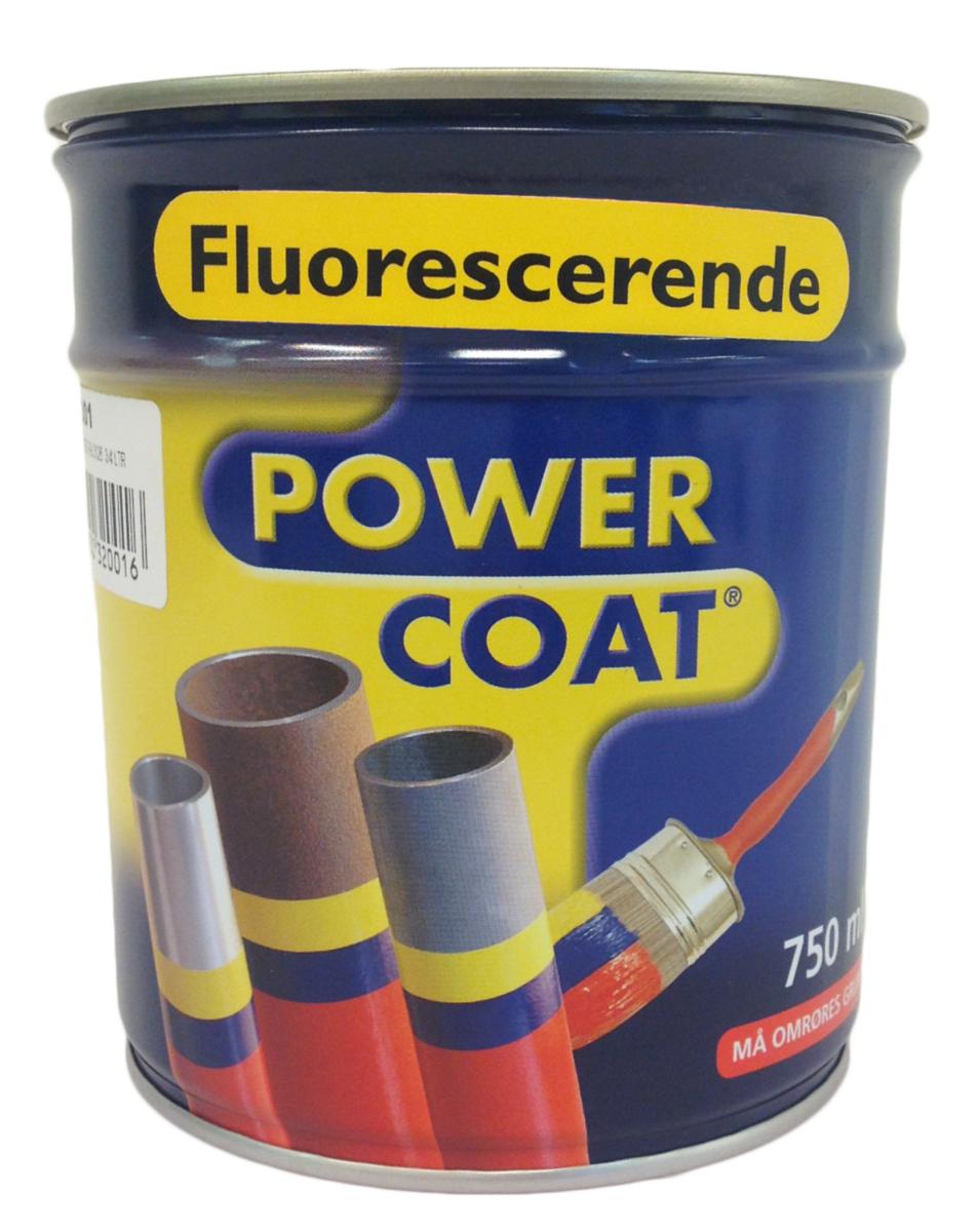 Rustbeskyttende Maling Power Coat 3 in 1 Fluorescerende - Maling 3in1 Ral 3026 Power Coat 750ml rød fluor