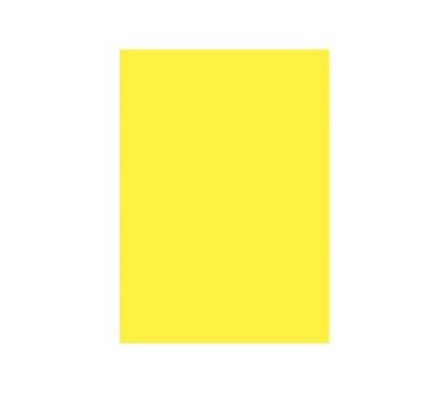 Plakatkartong 2-sidig A4 266g gul fluor