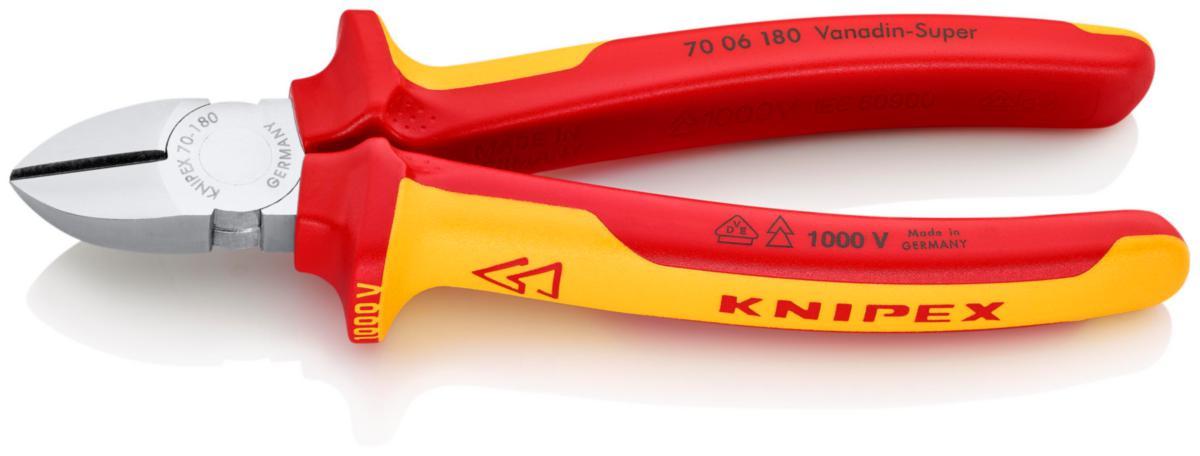 Sideavbiter Knipex 7006 1000V - Sideavbiter 7006 Knipex 180mm 1000V VDE
