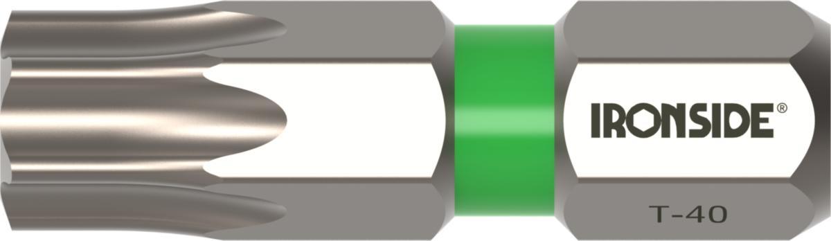 Bits Ironside Torx m/hull 25mm - Bits TXT40 Ironside Ironside 25mm 3pk 201630