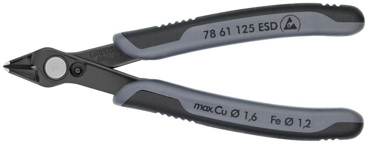 Sideavbiter Knipex ESD 7861 - Sideavbiter elektro Super 7803 Knipex 125mm Knips ESD