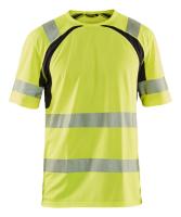 T-skjorte Blåkläder 3397 HiVis kl.2 gul/svart str L
